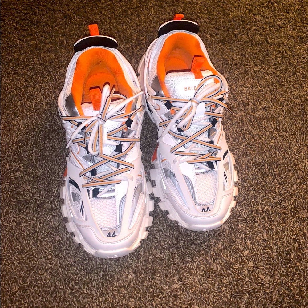 Balenciaga white/orange